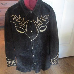 Leather WESTERN SHIRT WITH LINING CRIPPLE CREEK